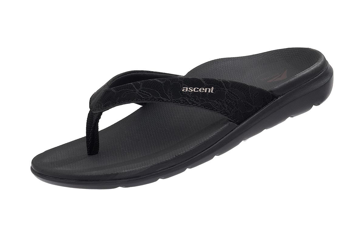 Example of womans slides shoe photography